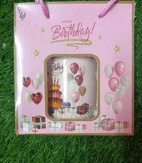 SMALL HAPPY GIFT MUG WITH CUTE PRINT