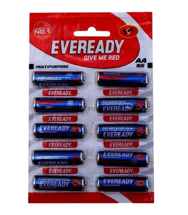 Eveready Blue 915 AA Cell Battery 10 N