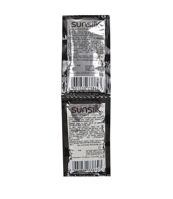 Sunsilk Jasmine Black Hair Shampoo 16 N ( 5.5 Ml ) - 5.5 ml