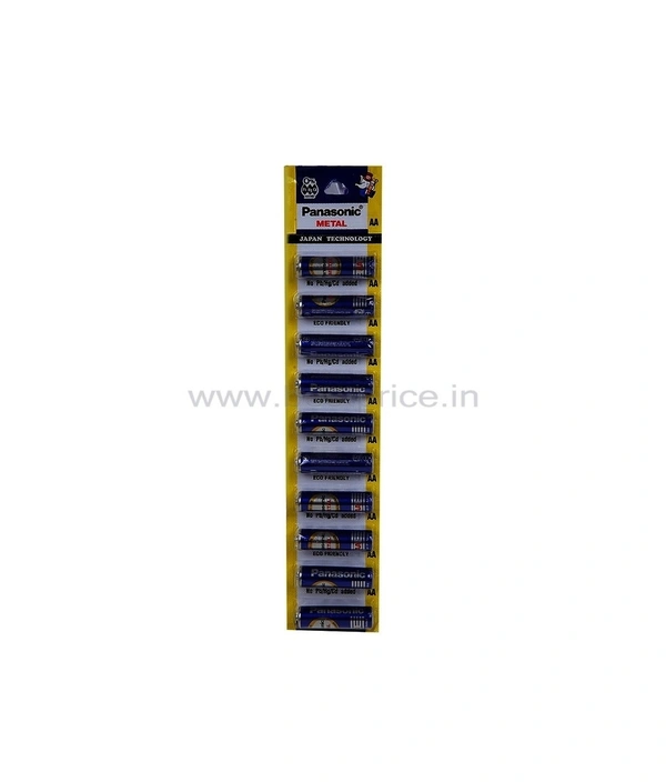 Panasonic Blue Metel AA Cell Battery, 10 N - AA Cell Battery 