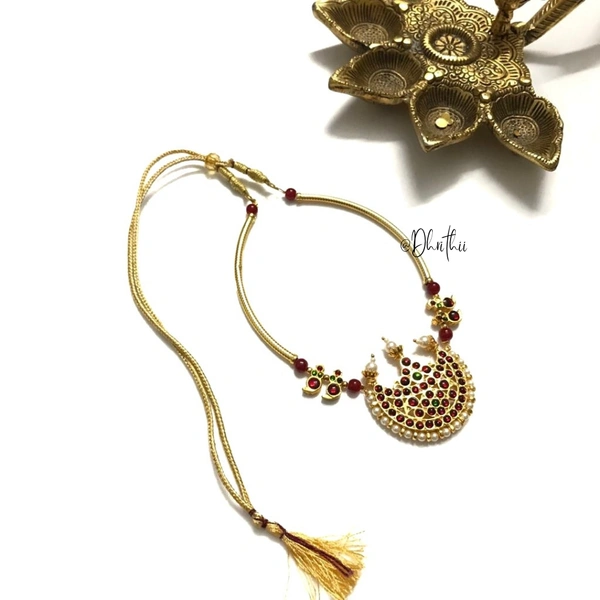 KEMP CHANDRAN NECKLACE - RED