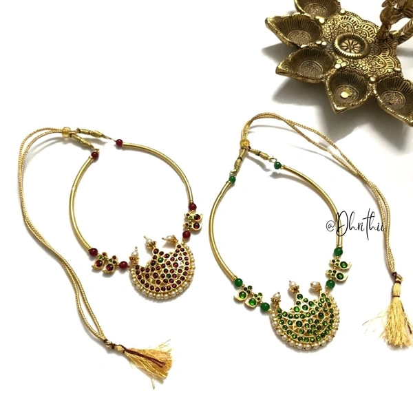 KEMP CHANDRAN NECKLACE - RED