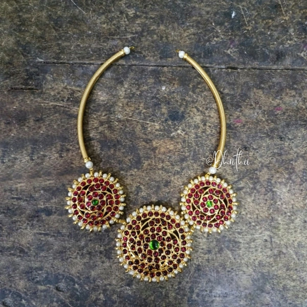 TRIPLE SURYAN ATTIGAI  - THIS PRODUCT IS AVAILABLE IN GREEN AND BLUE ALSO , KINDLY MENTION COLOUR IN THE NOTES TAB AT CHECKOUT, MAROON, PROVIDED