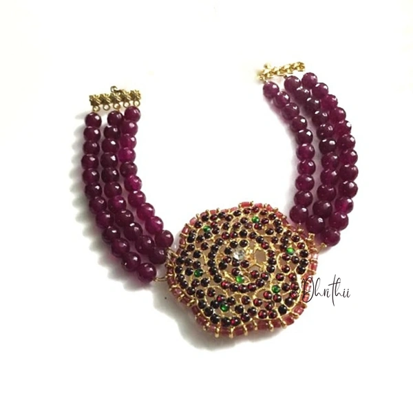 KASHINI - CHOKER D681 - PROVIDED, RUBY