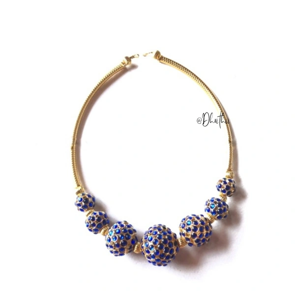 RUDRAKSHINI -D688 - 31 cms , BLUE , PROVIDED