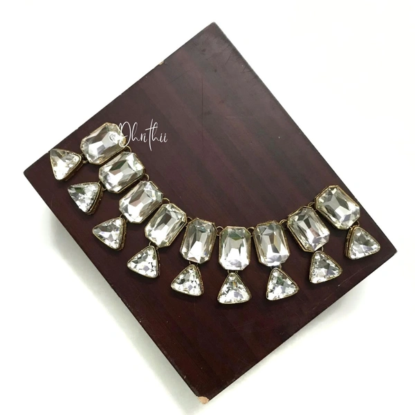 DARLA - KUNDAN CHOKER D651 - PROVIDED , CHOKER LENGTH