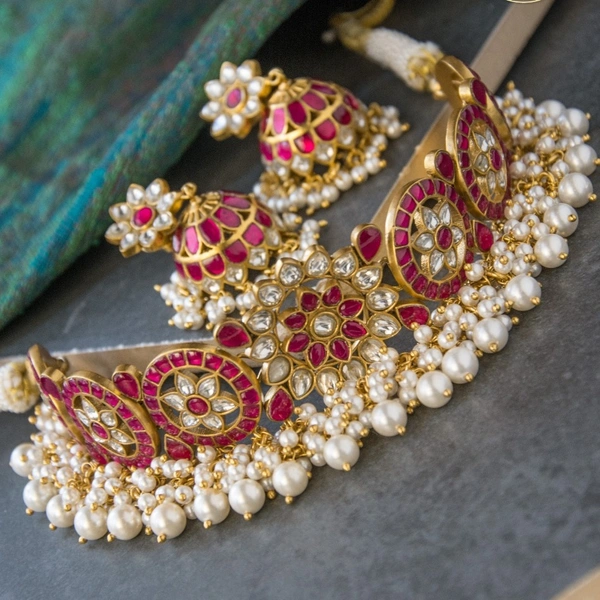BARANI - JADAU KUNDAN D6881 - PROVIDED, CHOKER 