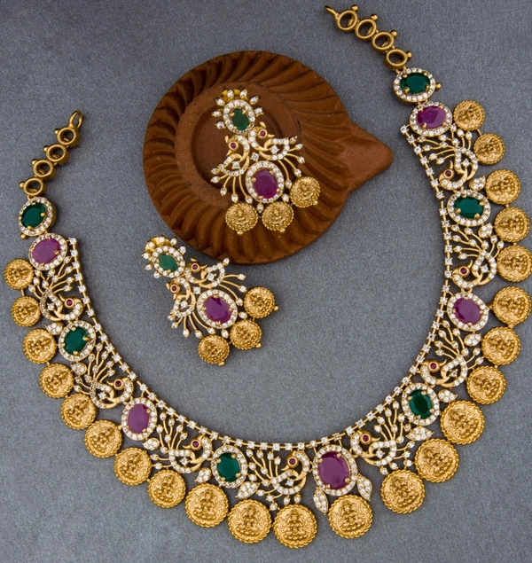 BEAUTIFUL CZ ANTIQUE NECKLACE  - PROVIDED, NECKLACE