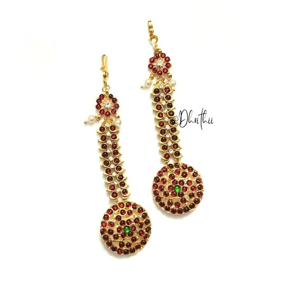RAMANI - MAATAL WITH STUDS D7991 - MAROON KEMP