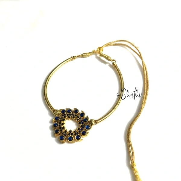 SHUBADRA SIMPLE -D79002  - BLUE , NECKLACE