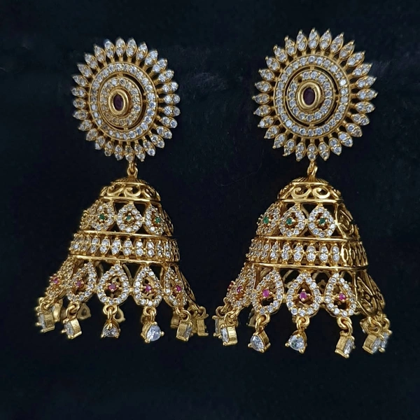 BRIDAL JUMKAS - D6892 - 6.5 cms 