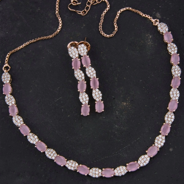 CHARMING PASTEL PINK NECKLACE