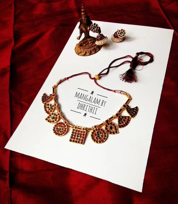 MANGALAM - TRADITIONAL KEMP  - MAROON, INCLUDED