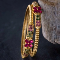 BRIDAL BANGLES - FLORAL  - 2.2