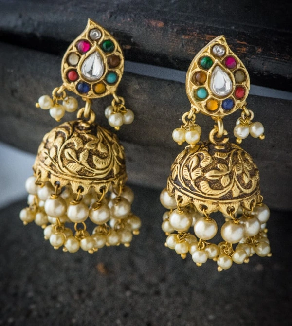 NAGASI KUNDAN EARRINGS 