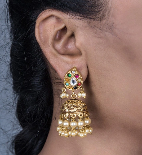 NAGASI KUNDAN EARRINGS 