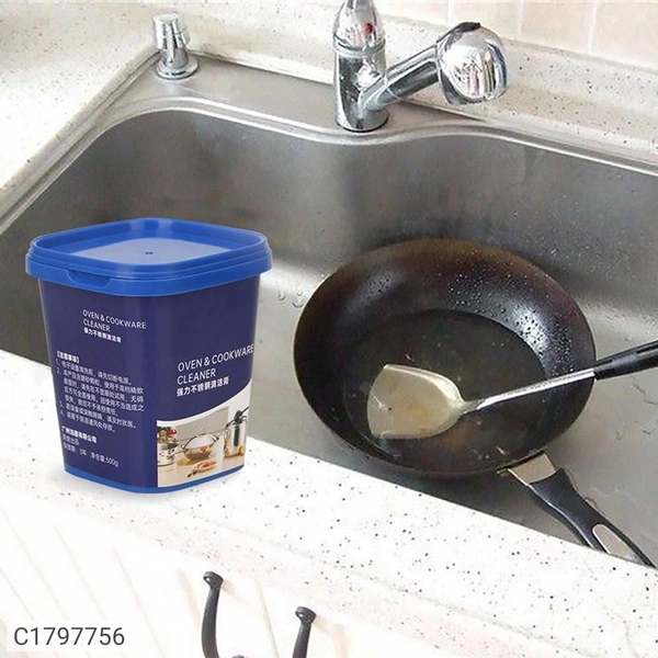  stainless steel cleaning cream boom wash Oven & Cookware Cleaner Stainless Steel Cleaning Paste Remove Stains from Pots Pans Multi-Purpose Cleaner & Polish Removes Household Clean Universal Cleaning Paste for Removing RustType: GelProduct Breadth: 10 CmProduct Height: 10 CmProduct Length: 10 CmPack Of: Pack Of 11.Waterless Cleaning: The cleaner cleans, polishes and protects all su