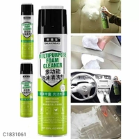Multi Purpose Car And Home Foam CleanerPackage Contains: It has 1 Piece of Foam CleanerMaterial: FoamCapacity: 650 MLProduct Weight : 150 gmFeatures: -Can quickly remove all kinds of dirt on the surface of the object and looks almost brand new-Convenient to clean the parts of the vehicle, such as cushion, dashboard, side panel, ceiling and etc-Clean effectively surface such as leat