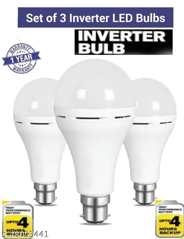 Inverter Bulbs  9wat teach 2pcs  Pack  4hour Back Up  - white  