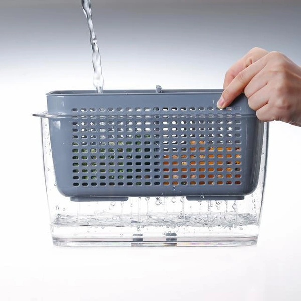 This Combo Package  4iteams Bb4u trendyfashion Wall-Mounted Cereals Dispenser Press Grain Storage TankSquare Food Storage Containers With Handle (Set of 3)Double Layer Drain Basket Plastic Fruit & Vegetable Tools Washing Basket4 pcsMultifunction Manual Meat Grinder Kitchen Hand-power Food Chopper Fruit Vegetable Nuts Cutter