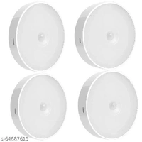 4 Pcs Package New Round LED Sensor Light 