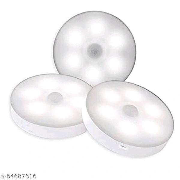4 Pcs Package New Round LED Sensor Light 