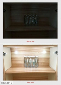 12V furniture led lighting cabinet lampPackage Contains: It has 1 Piece of cabinet lampMaterial: PVC shellPower: 0.3WPowered by: 12V DC 23A batteryFunctions: Automatic switch in the cabinet on / offInstallation: mounted on cabinet hingeFeatures :  -The light is mounted on the cabinet hinge-When opening the cabinet, the door pushes the switch and the light turns on-When closing the 