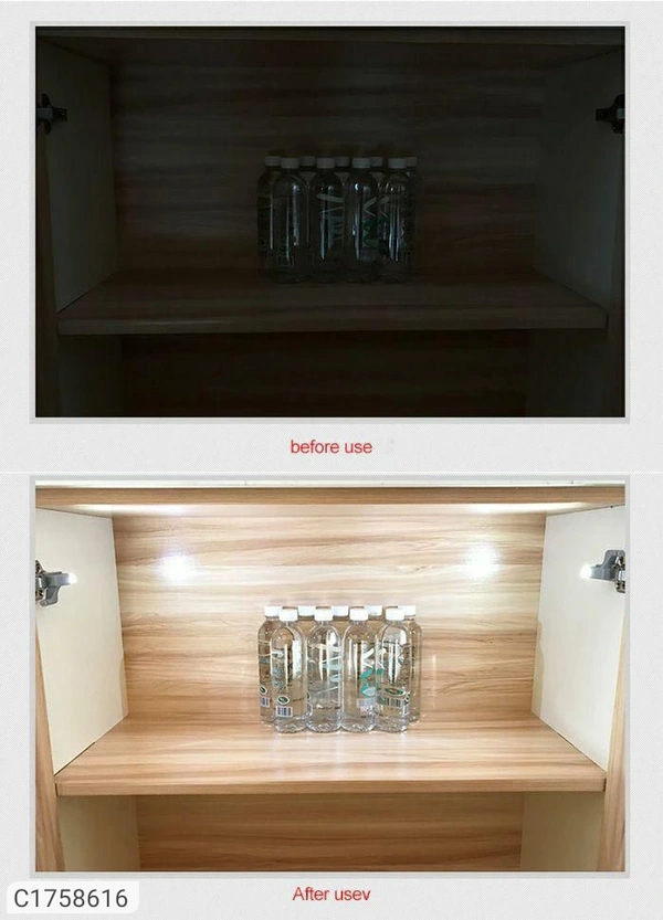 12V furniture led lighting cabinet lampPackage Contains: It has 1 Piece of cabinet lampMaterial: PVC shellPower: 0.3WPowered by: 12V DC 23A batteryFunctions: Automatic switch in the cabinet on / offInstallation: mounted on cabinet hingeFeatures :  -The light is mounted on the cabinet hinge-When opening the cabinet, the door pushes the switch and the light turns on-When closing the 