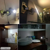 12V furniture led lighting cabinet lampPackage Contains: It has 1 Piece of cabinet lampMaterial: PVC shellPower: 0.3WPowered by: 12V DC 23A batteryFunctions: Automatic switch in the cabinet on / offInstallation: mounted on cabinet hingeFeatures :  -The light is mounted on the cabinet hinge-When opening the cabinet, the door pushes the switch and the light turns on-When closing the 
