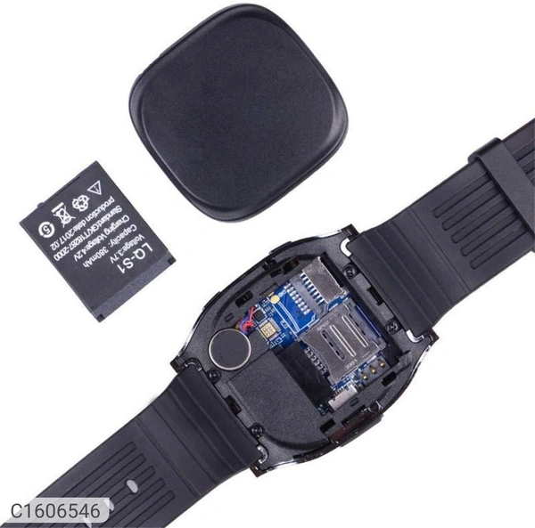 NAVYA A1 Smart Watch with Camera, Memory Card and SIM Card Support and Fitness Tracker Smartwatch for Mens Boys and Girls(Black)Standalone Phone Watch: Smart watch connected Android phone via Bluetooth or with GSM 2G SIM Card can be used as a cellphone to make/answer calls, send/get message directly.Multifunctional Smartwatch: Sport health: Pedometer, Calories Calculation, Sedentar