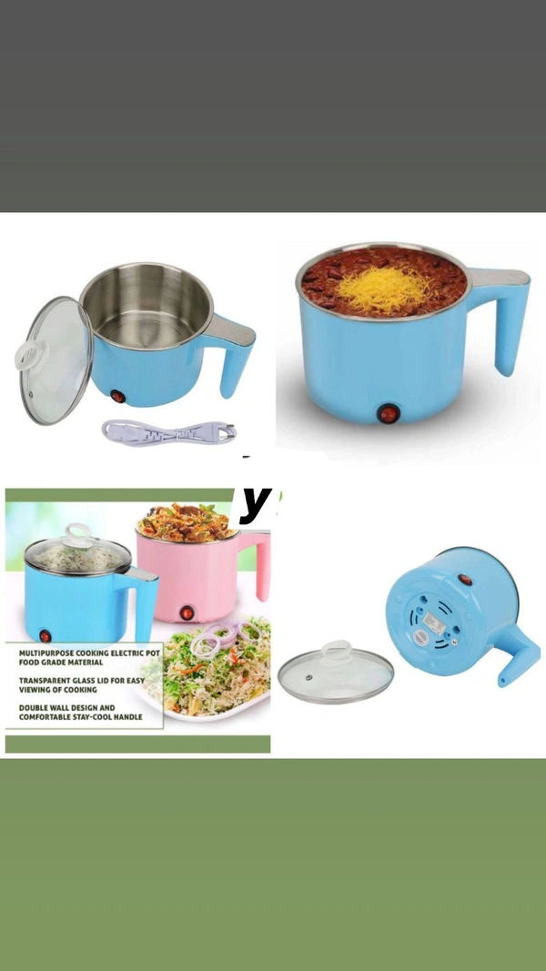 749.MRP: ₹1,499.00*Multifunction Cooking Pot*Capacity-1.5LtrPower Supply-600WWeight-450gramProduct Dimension- 10 x 7 x 5 cm.
