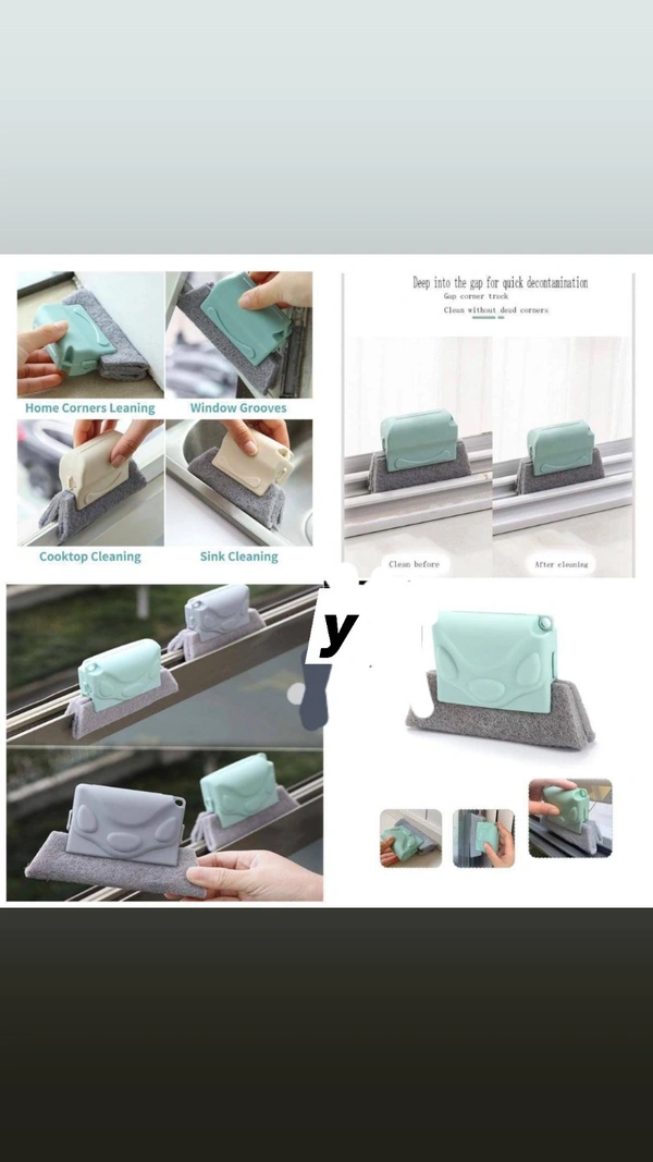 Window Sliding Brush•Can clean you sliding easily •Non-Slip Holding GripSet of 2 pcsPrice-238₹(for 2pcs)No COD available delivery 7working days free ship