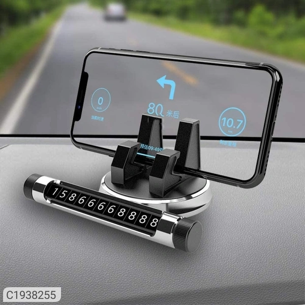 Phone Holder- Car Multifunction Number Player With Mobile HolderPackage Contains: It has 1 Piece of Mobile HolderDimensions(L x B in cm): 12.5 x 5Material: SiliconeColor: Colour as per availabilityCombo/Set Of: Pack of 1Additional Information: Features:1. This Versatile Smartphone Stand Can Be Mounted In A Variety Of Positions And Surfaces For Both Vertical And Horizontal Viewing A