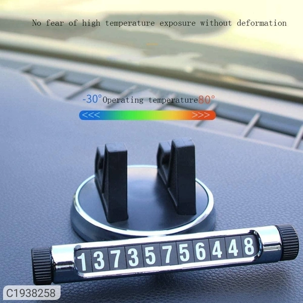 Phone Holder- Car Multifunction Number Player With Mobile HolderPackage Contains: It has 1 Piece of Mobile HolderDimensions(L x B in cm): 12.5 x 5Material: SiliconeColor: Colour as per availabilityCombo/Set Of: Pack of 1Additional Information: Features:1. This Versatile Smartphone Stand Can Be Mounted In A Variety Of Positions And Surfaces For Both Vertical And Horizontal Viewing A