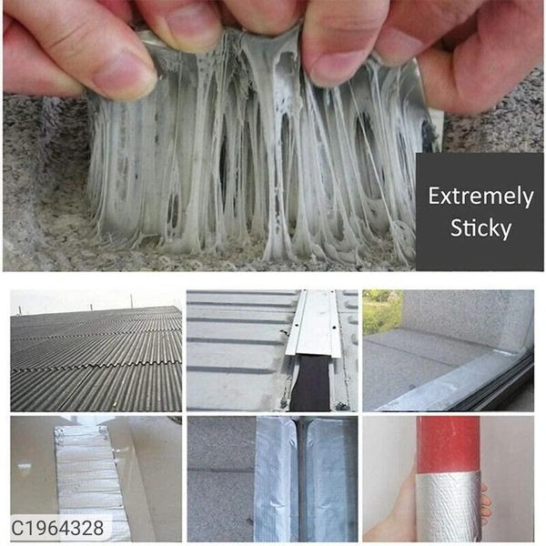 Foil Tape- Aluminium Foil Waterproof Sealan Tape for RV Repair, WindowPackage Contains: It has 1 Piece of Foil TapeLength: 5mWidth: 5cmMaterial: PVCColor: SilverCombo/Set Of: Pack of 1Additional Information: Features:FREE ShippingFREE  COD *Delivery*: Within 7 working  days Price ---@ 440/-