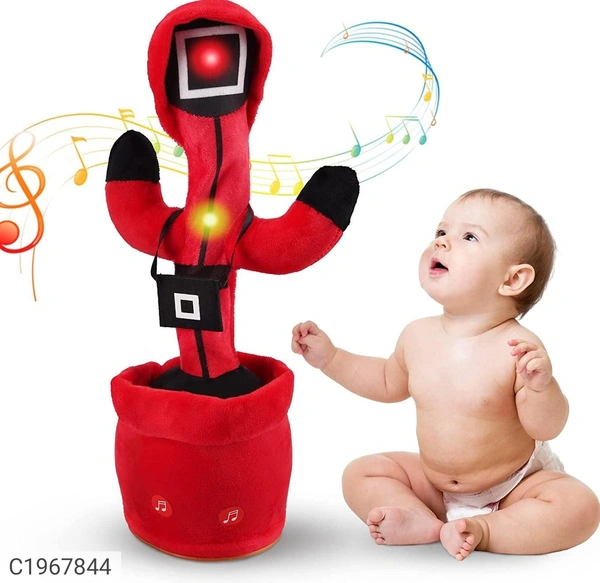  Dancing Cactus Toy for Kids Adult Package Contains: It Has 1 piece of Dancing Cactus Toy Product Dimension:-5x12cm Material: Plastic Color: Colour as per availability Combo/Set Of: Pack of 1 Weight: 240 Additional Information:   [Dancing cactus squid toy]: The dancing cactus squid toy has 120 English songs, and 