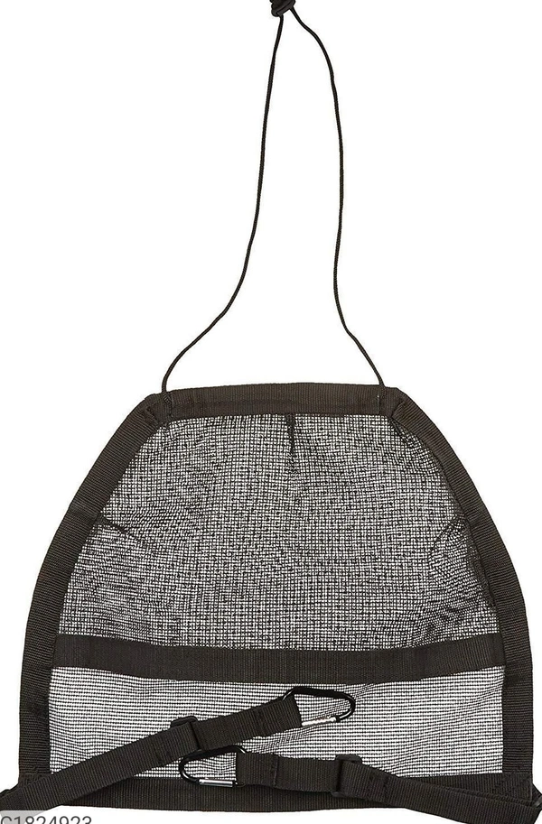 Storage Pouch- String Mesh Storage Pouch for Cellphone & Small AccessoriesPackage Contains: Product Description: Designed with 3M Double-sided adhesive tape, not easy to fall off.Package Contains: It has 1 Piece of Car mesh BagMaterial: NylonDimensions (L X B X H in cm): 15 x 10 x 5Features: -Made of nylon material that gives it strength and durability.-Simple style and easy to ins