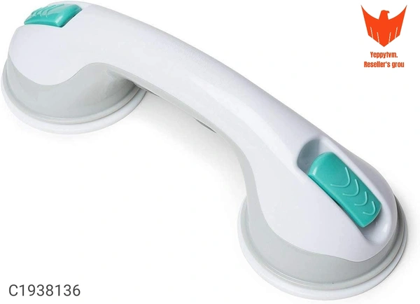 Bb4u trendyfashion Yeppytvm Reseller Group:Grab Bar- Plastic Wall Mounted Grab Bars for Senior Citizens/KidsPackage Contains: It has 1 Piece of Grab BarDimensions(L x B x H in cm): 29 x 9.5 x 8.5
Material: Plastic
Color: Colour as per availability
Combo/Set Of: Pack of 1
Additional Information: Features:-Grips to any smooth surface in seconds. Suction cups with flip-up locking tabs