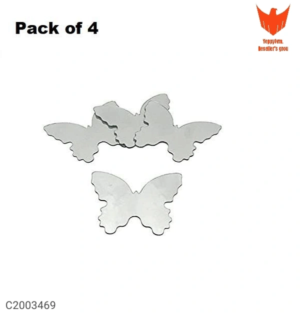 Butterfly Mirror Sticker- Mirror Wall Decor Stickers for Wall Home Bedroom Living Room Removable Mural Stickers Home Decoration (Set