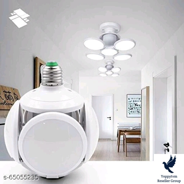 Whole Sale 4pc Led Light Fan &football Wall Paper 3design's  10each, Inverter Bulbs 10pcs 
