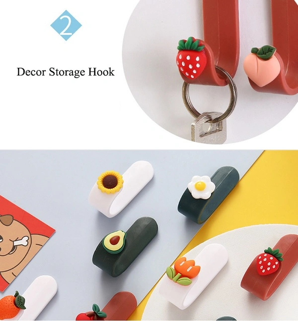 Fruit Shape Hook Set 5pcs (random Design)₹299.00.   220