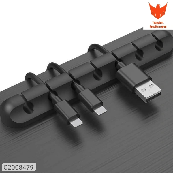 5 Cavity Cable Organiser- Organizer Silicone USB Cable Winder Desktop Tidy Management Clips Cable HolderPackage Contains: It Has 1 Piece Of Cable Organizer                    Dimension(L x B x H in cm):- 11.5 x 2.5 x 2 *FREE Shipping FREE COD* Price --@@ 390