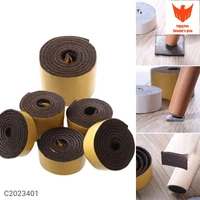 Felt Pad- Self-Adhesive Bumper Chair Fittings Table Sofa Furniture Leg Felt Pads(Pack of 1)Package Contains: It has 2 Rolls of Felt PadMaterial: MicrofibreColor: Colour as per availabilityLength: 100cmBreadth: 2cmCombo/Set Of: Pack of 2Additional Information: Features:Protecting your household furniture tables and chairs from moving or sliding around.The back has viscose, good stic