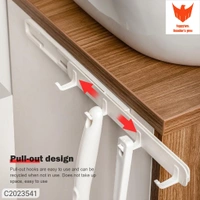 Hook Strip- Wall Mounted Retractable Self Adhesive Hook Strip, 4 U Hooks in One Strip(Pack of 2)Package Contains: It has 2 Pieces of Pull Out HookMaterial: PlasticColor: WhiteLength: 26cmBreadth: 3.3cmCombo/Set Of: Pack of 2Additional Information: Features:Space Saving: This hook can make full use of space in various gaps in the home environment for storage, increasing space utiliz