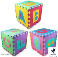 36 Pieces Mini Puzzle &block's  Foam Mat for Kids, Interlocking Learning Alphabet and Number Mat for KidsBattery Required: YesRecommended Age: 2-4 YearsBattery Available: YesMultipack: 136 Pieces Mini Puzzle Foam Mat for Kids, Interlocking Learning Alphabet and Number Mat for KidsCountry of Origin: IndiaPrice --@@@ 899