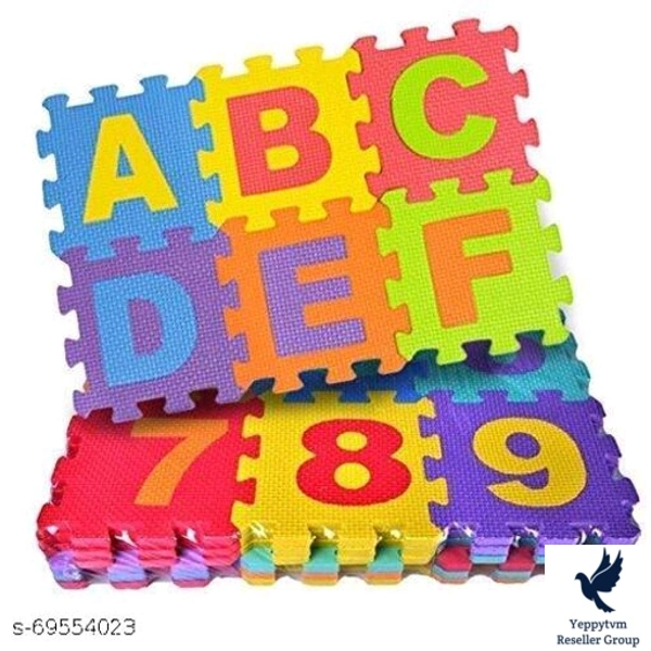 36 Pieces Mini Puzzle &block's  Foam Mat for Kids, Interlocking Learning Alphabet and Number Mat for KidsBattery Required: YesRecommended Age: 2-4 YearsBattery Available: YesMultipack: 136 Pieces Mini Puzzle Foam Mat for Kids, Interlocking Learning Alphabet and Number Mat for KidsCountry of Origin: IndiaPrice --@@@ 899