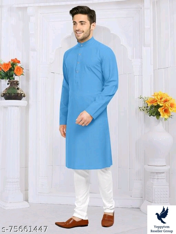 MENS PLAIN KURTA(ONLY  KURTA)Fabric: CottonSleeve Length: Long SleevesCombo of: SingleSizes: S (Length Size: 36 in, Hip Size: 34 in) XL (Length Size: 40 in, Hip Size: 40 in) XS (Length Size: 35 in, Hip Size: 32 in) L (Length Size: 39 in, Hip Size: 38 in) M (Length Size: 38 in, Hip Size: 36 in) XXL (Length Size: 42 in, Hip Size: 42 in)