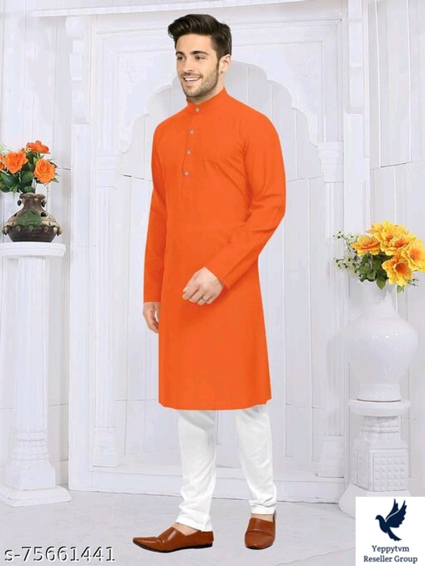 MENS PLAIN KURTA(ONLY  KURTA)Fabric: CottonSleeve Length: Long SleevesCombo of: SingleSizes: S (Length Size: 36 in, Hip Size: 34 in) XL (Length Size: 40 in, Hip Size: 40 in) XS (Length Size: 35 in, Hip Size: 32 in) L (Length Size: 39 in, Hip Size: 38 in) M (Length Size: 38 in, Hip Size: 36 in) XXL (Length Size: 42 in, Hip Size: 42 in)