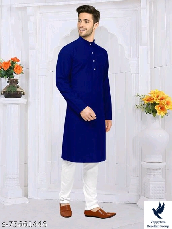MENS PLAIN KURTA(ONLY  KURTA)Fabric: CottonSleeve Length: Long SleevesCombo of: SingleSizes: S (Length Size: 36 in, Hip Size: 34 in) XL (Length Size: 40 in, Hip Size: 40 in) XS (Length Size: 35 in, Hip Size: 32 in) L (Length Size: 39 in, Hip Size: 38 in) M (Length Size: 38 in, Hip Size: 36 in) XXL (Length Size: 42 in, Hip Size: 42 in)