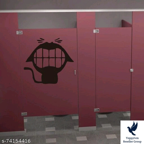 Boring  Bathrooms Make It  Fresh And Attractive  With  Stickers 